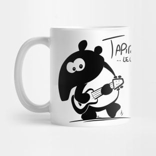 Tapir-lele Funny Cute Musical Hawaii Tapir with Ukulele Mug